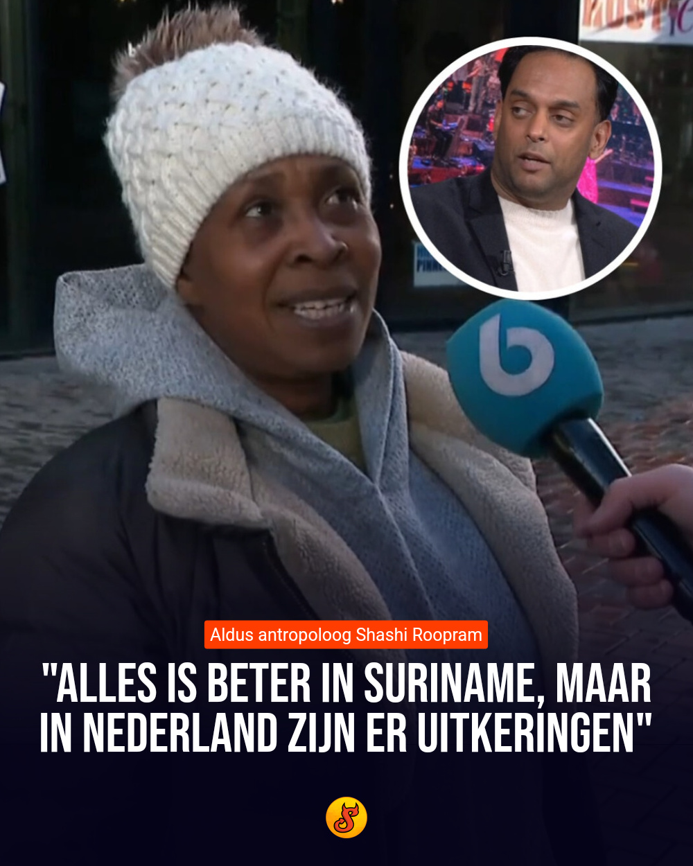 "Alles is beter in Suriname, maar in Nederland zijn er uitkeringen"