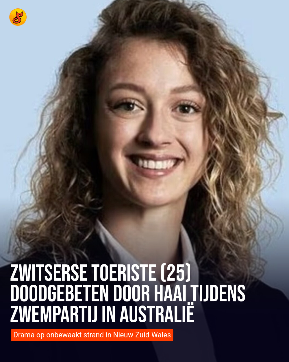 Zwitserse toeriste (25) doodgebeten door haai tijdens zwempartij in Australië