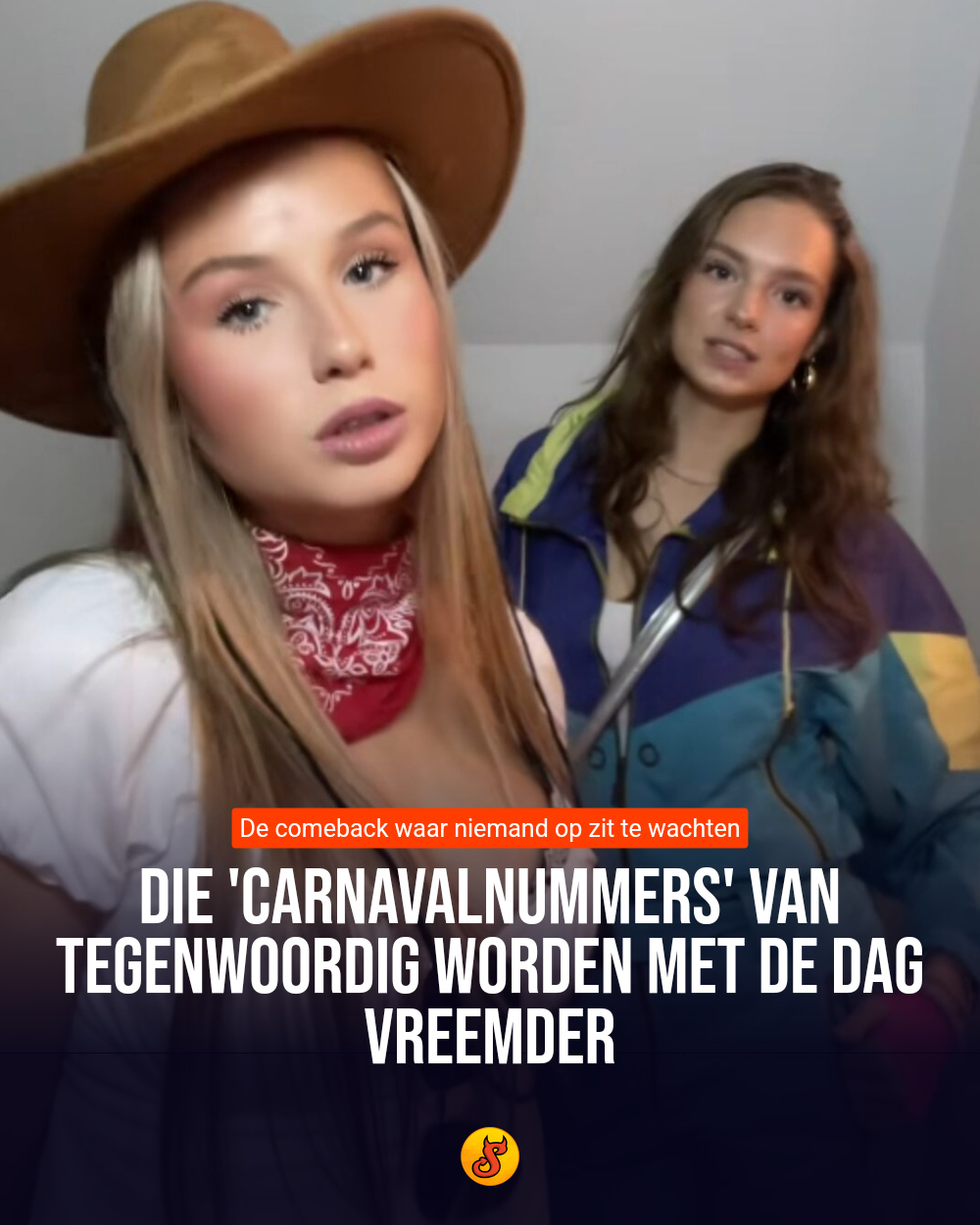Die 'carnavalnummers' van tegenwoordig worden met de dag vreemder