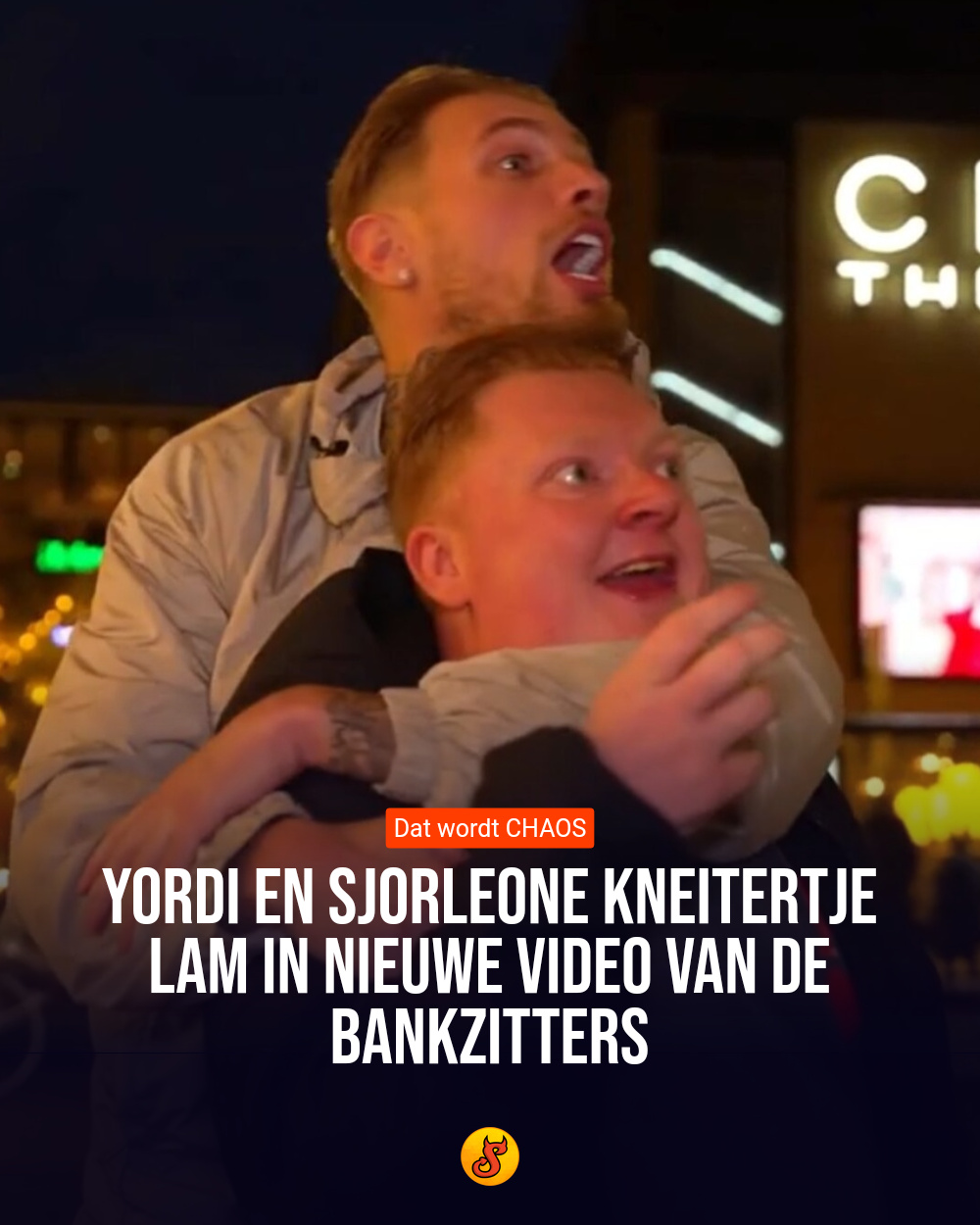 Yordi en Sjorleone kneitertje lam in nieuwe video van de Bankzitters