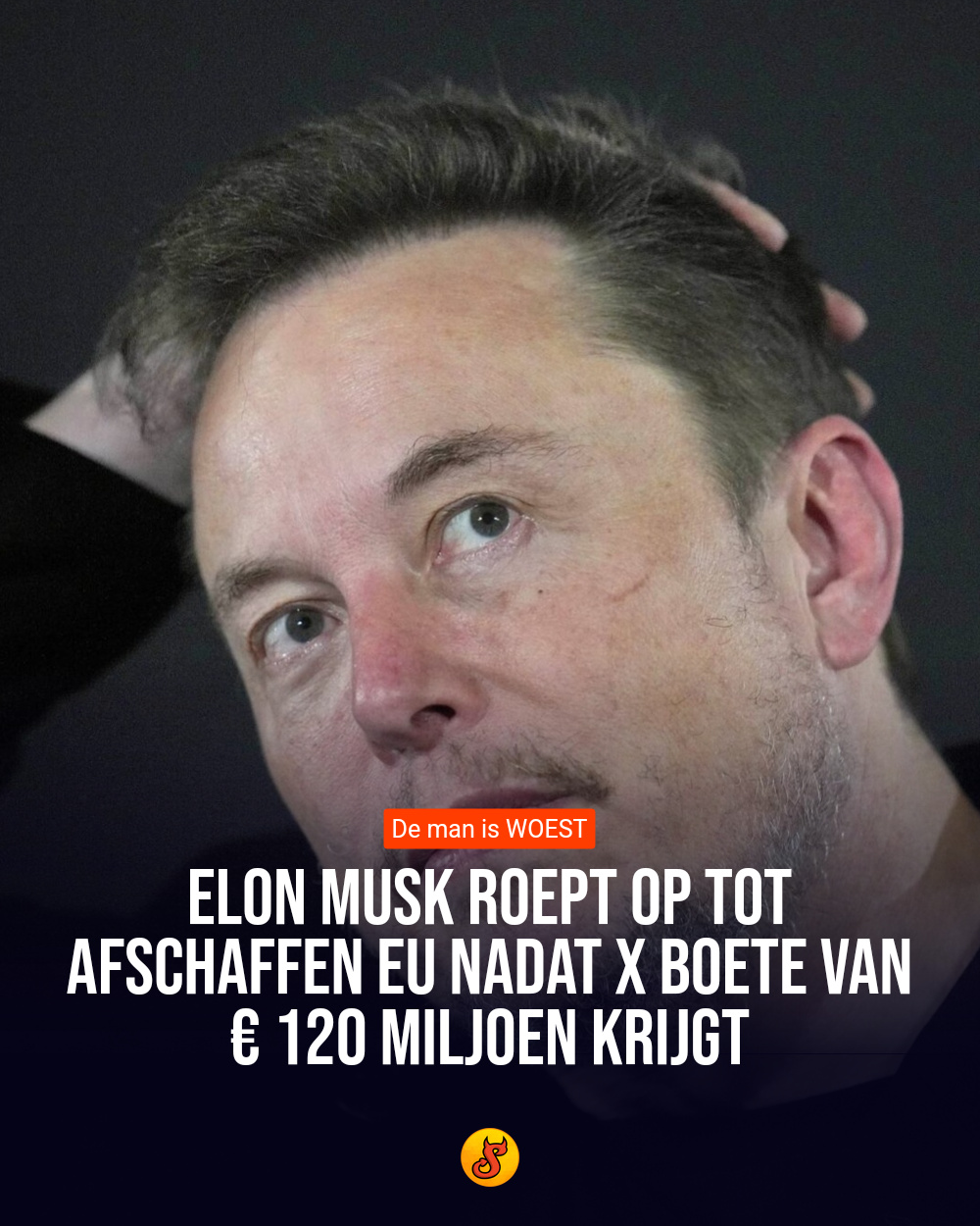 Elon Musk roept op tot afschaffen EU nadat X boete van € 120 miljoen krijgt