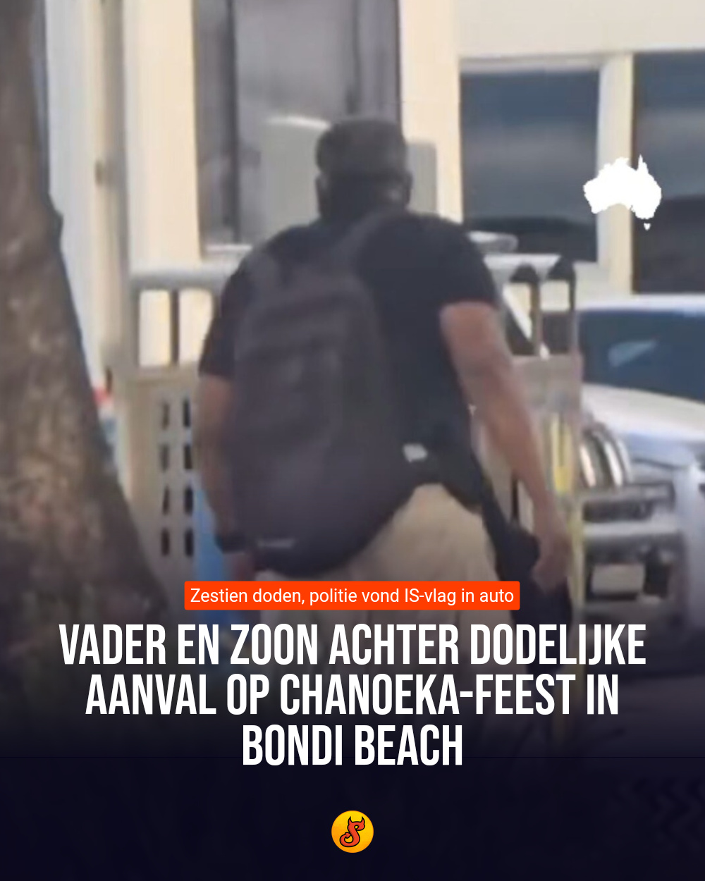 Vader en zoon achter dodelijke aanval op Chanoeka-feest in Bondi Beach