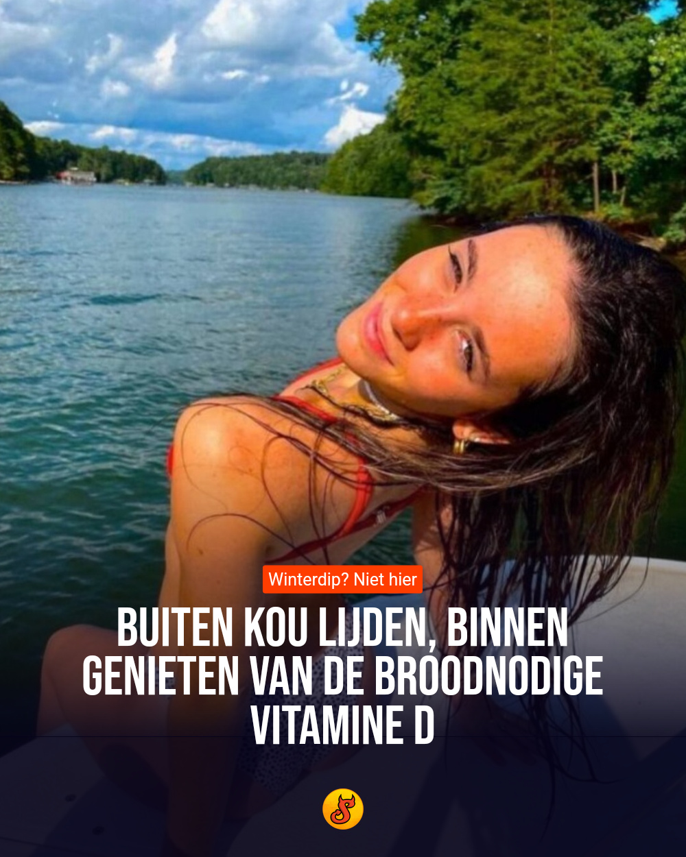 Buiten kou lijden, binnen genieten van de broodnodige vitamine D