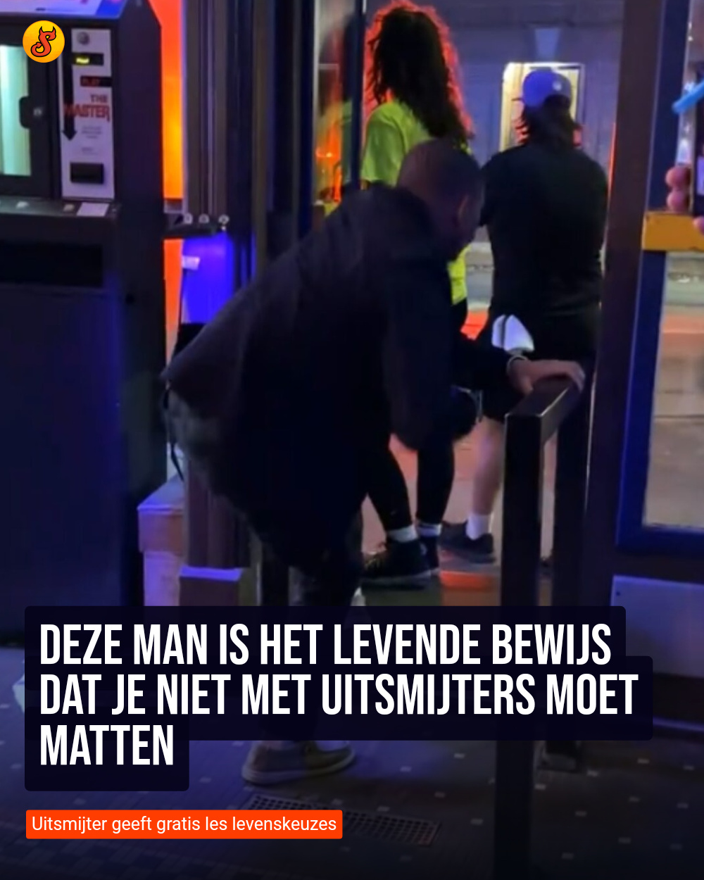 Deze man is het levende bewijs dat je niet met uitsmijters moet matten