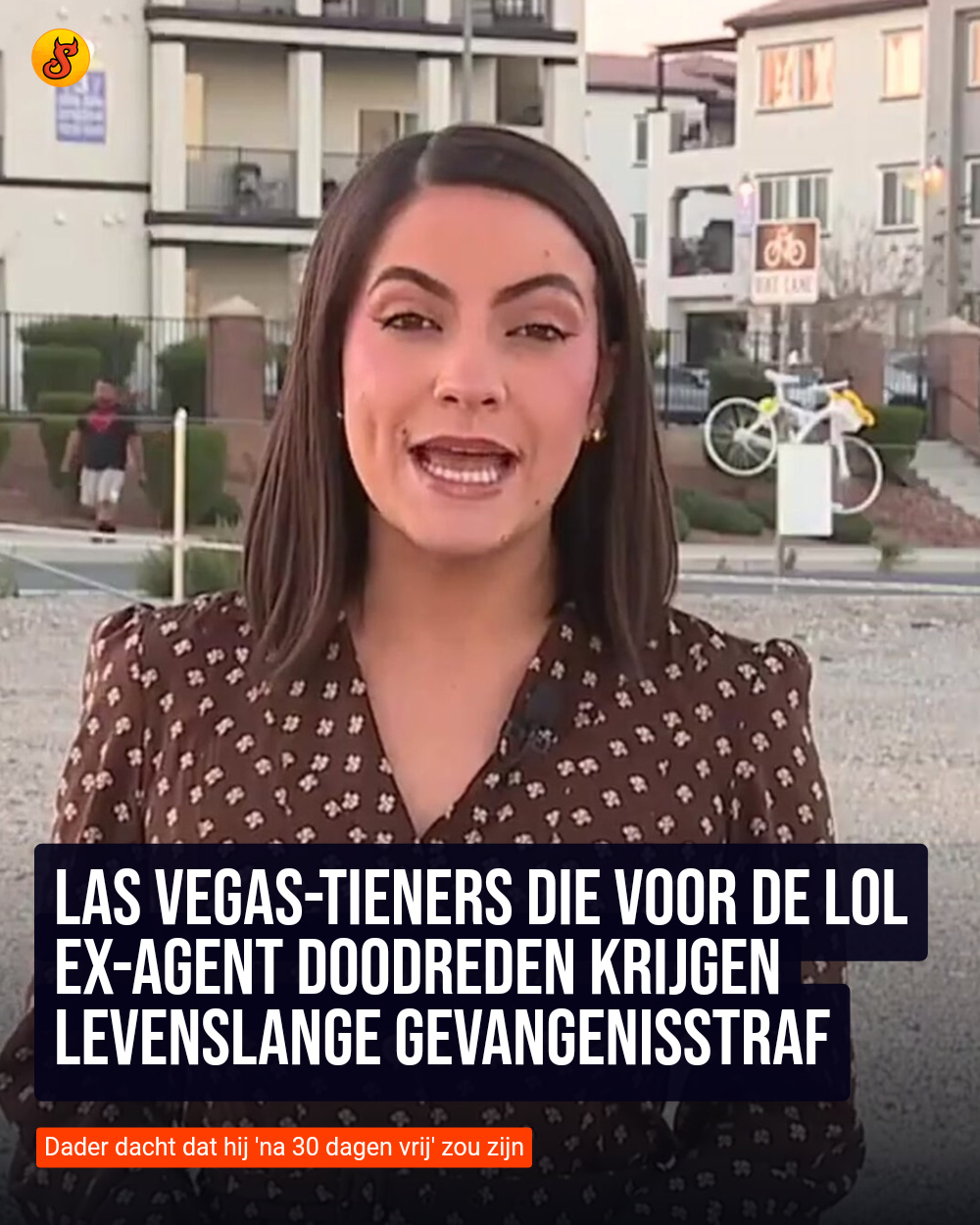 Las Vegas-tieners die voor de lol ex-agent doodreden krijgen levenslange gevangenisstraf