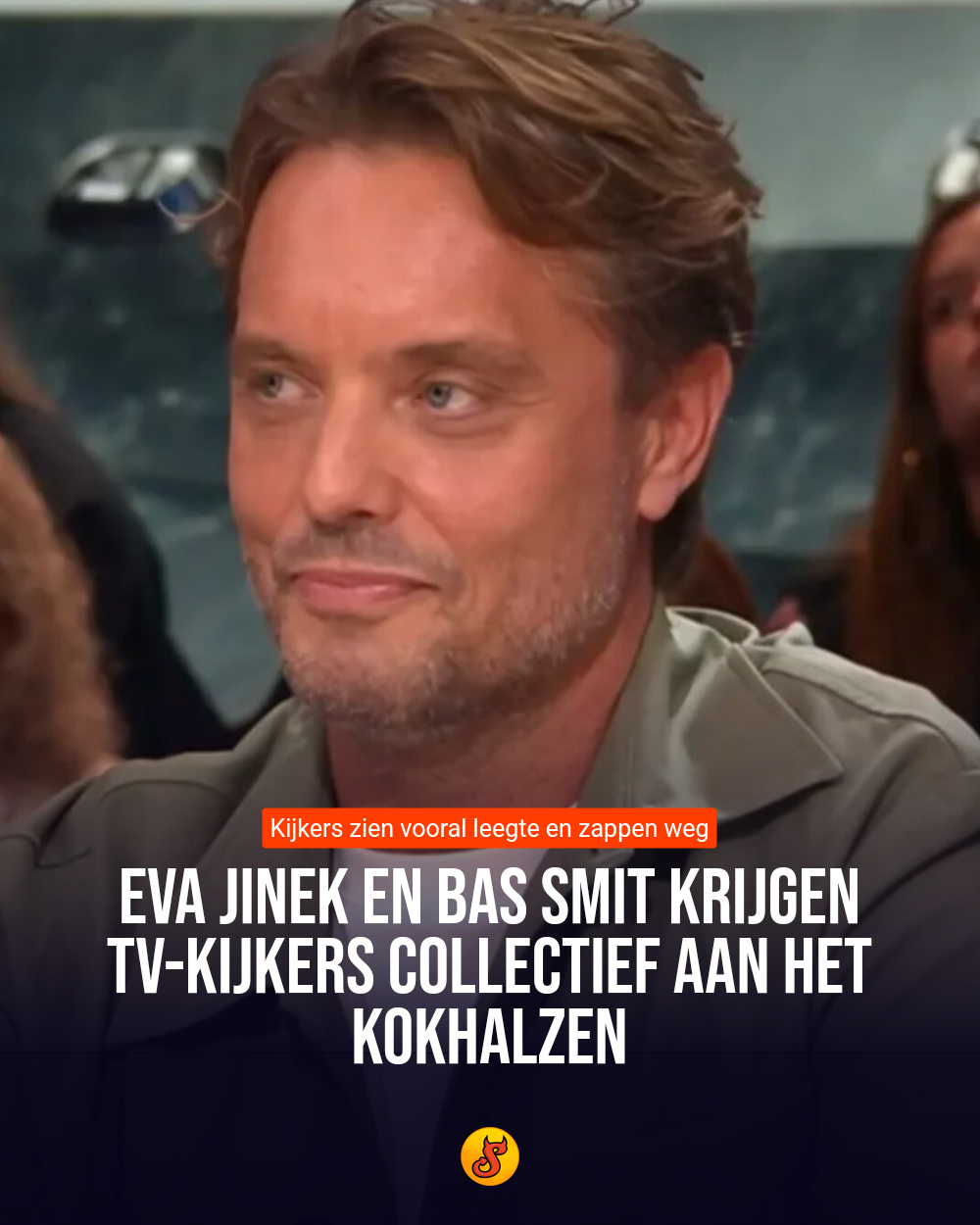 Eva Jinek en Bas Smit krijgen tv-kijkers collectief aan het kokhalzen