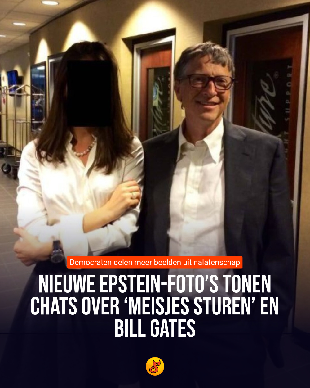 Nieuwe Epstein-foto’s tonen chats over ‘meisjes sturen’ en Bill Gates