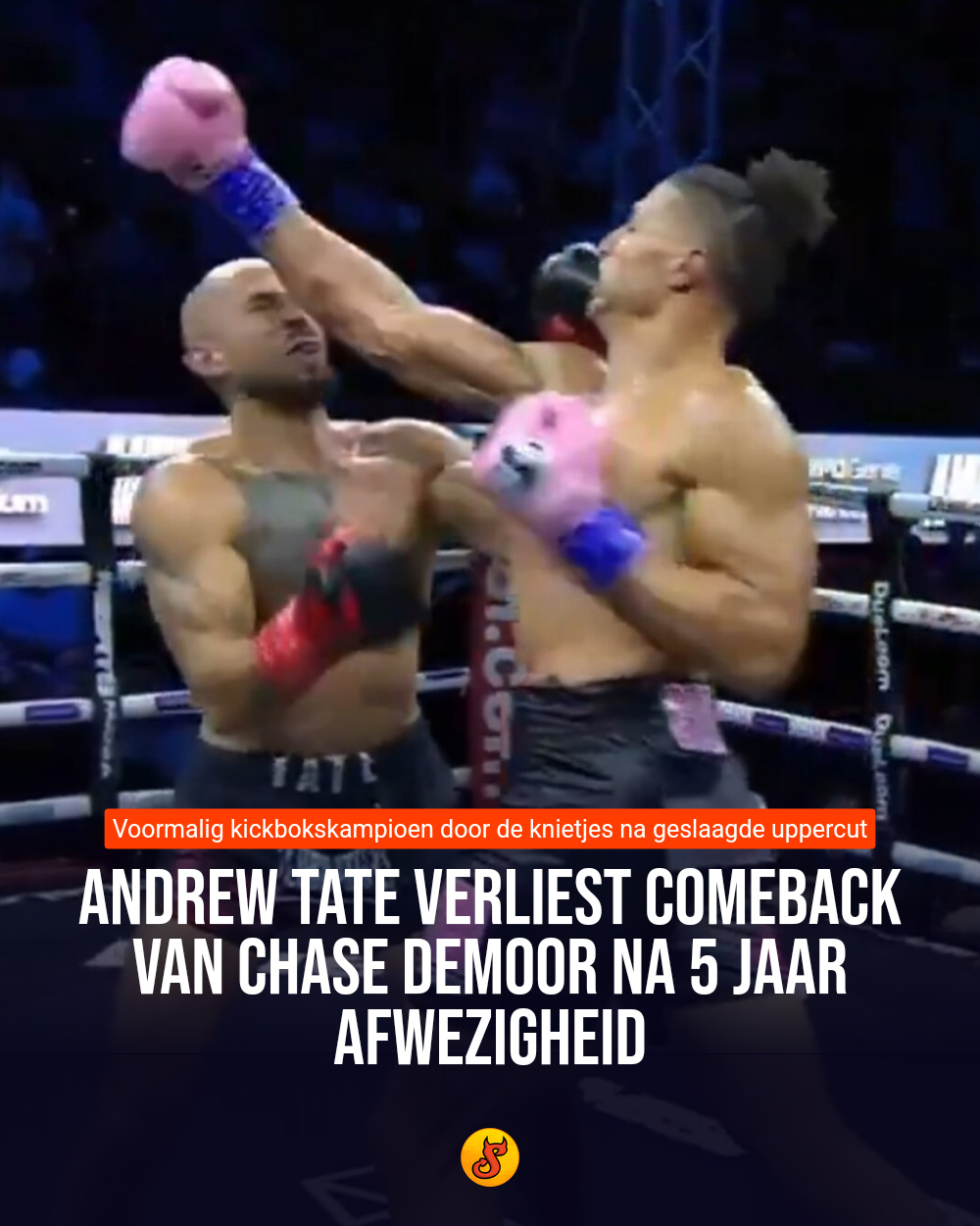 Andrew Tate verliest comeback van Chase DeMoor na 5 jaar afwezigheid