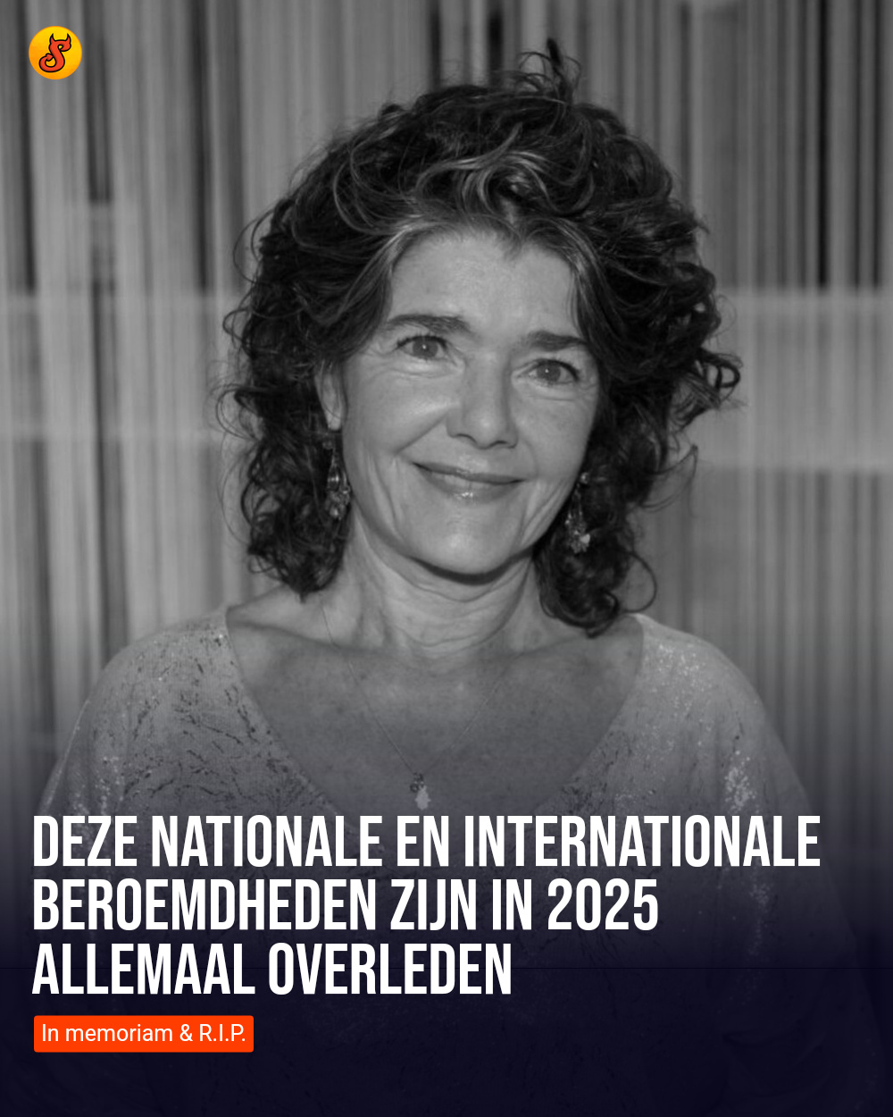 Deze nationale en internationale beroemdheden zijn in 2025 allemaal overleden