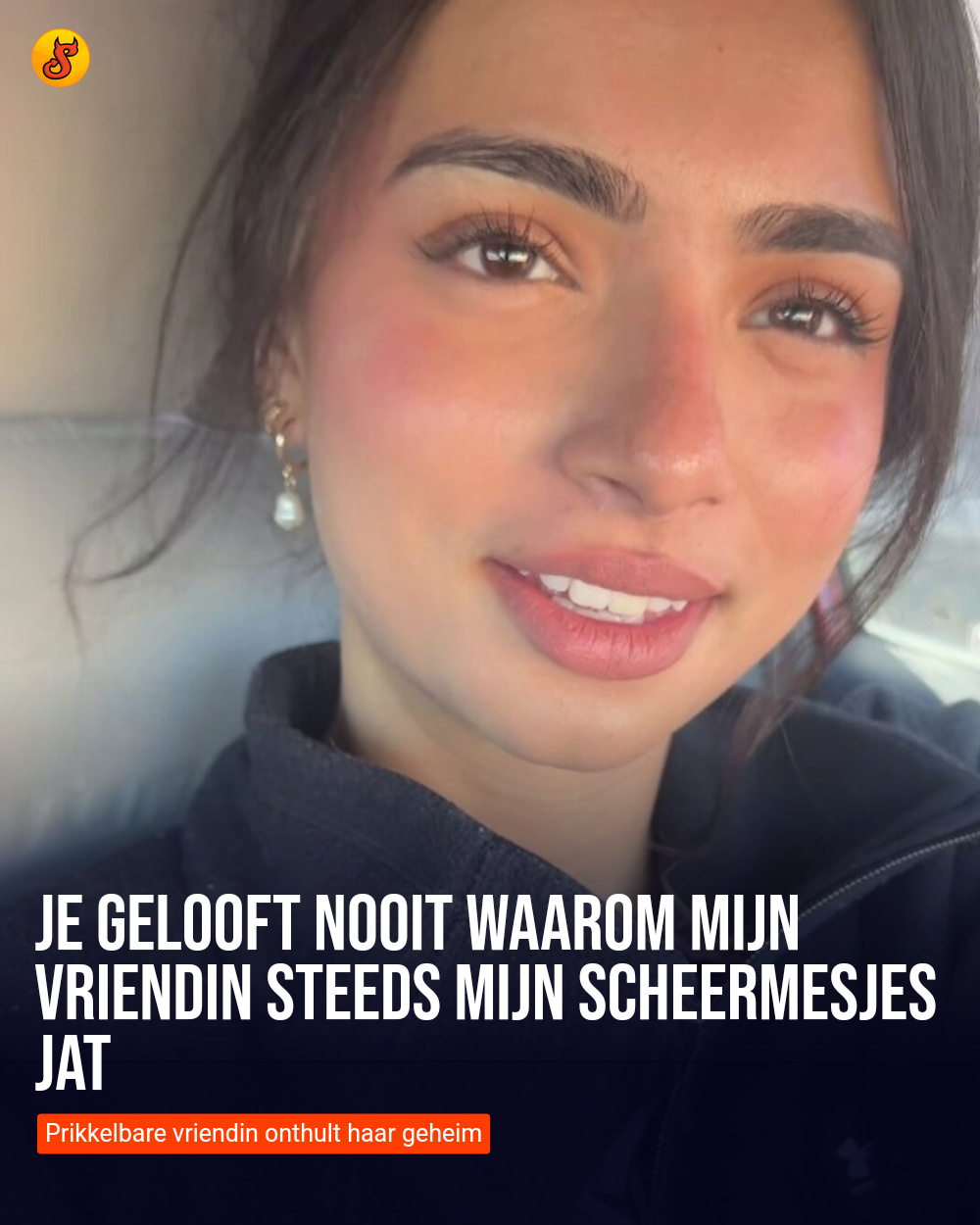 Je gelooft nooit waarom mijn vriendin steeds mijn scheermesjes jat