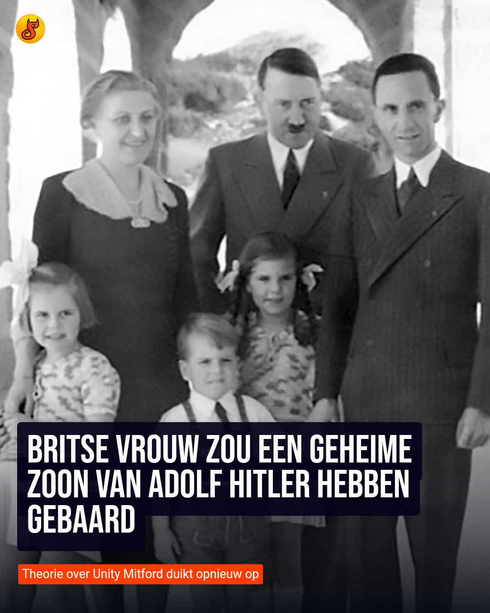 Britse vrouw zou een geheime zoon van Adolf Hitler hebben gebaard