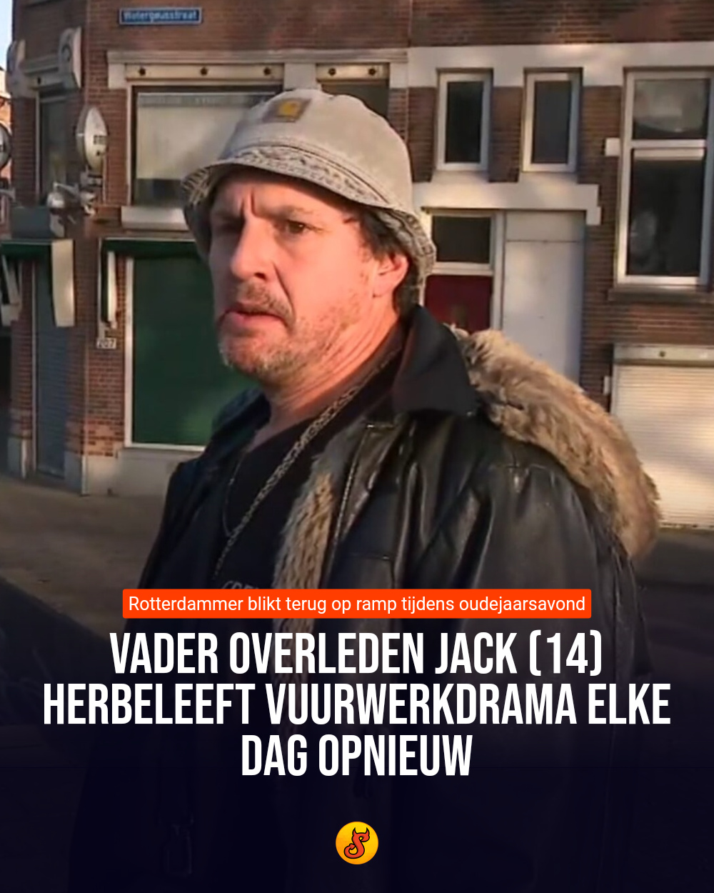 Vader overleden Jack (14) herbeleeft vuurwerkdrama elke dag opnieuw