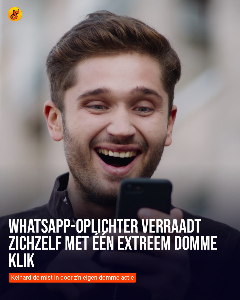 WhatsApp-oplichter verraadt zichzelf met één extreem domme klik