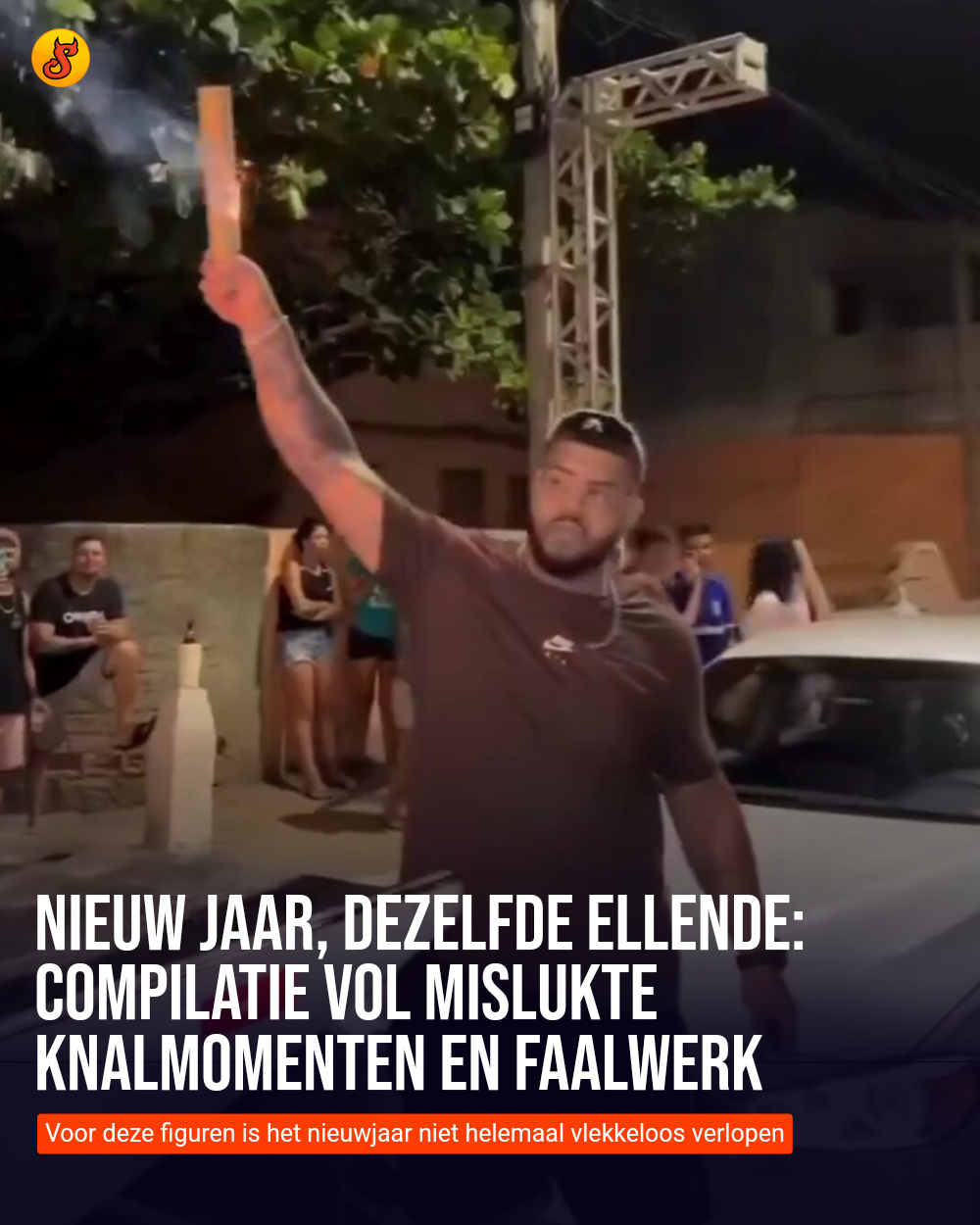 Nieuw jaar, dezelfde ellende: Compilatie vol mislukte knalmomenten en faalwerk