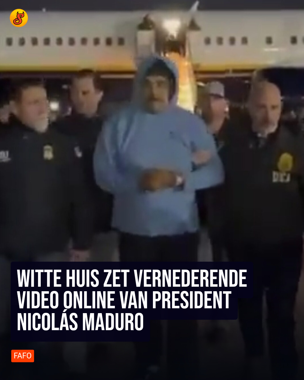 Witte Huis zet vernederende video online van president Nicolás Maduro