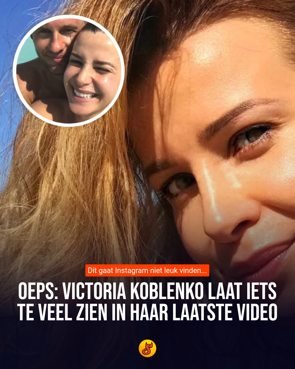 Oeps: Victoria Koblenko laat iets te veel zien in haar laatste video