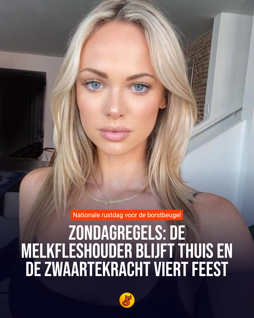 Zondagregels: De melkfleshouder blijft thuis en de zwaartekracht viert feest