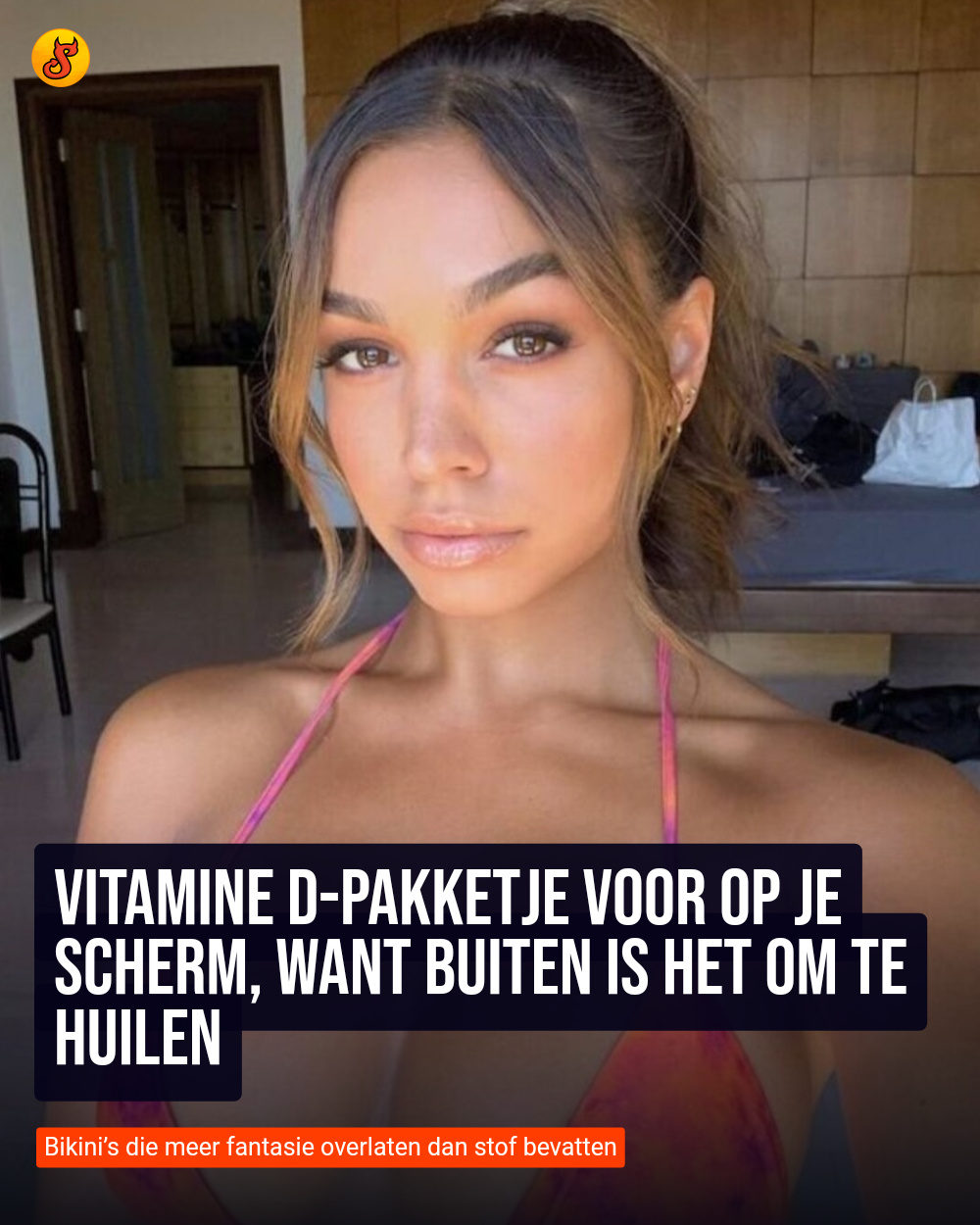 Vitamine D-pakketje voor op je scherm, want buiten is het om te huilen