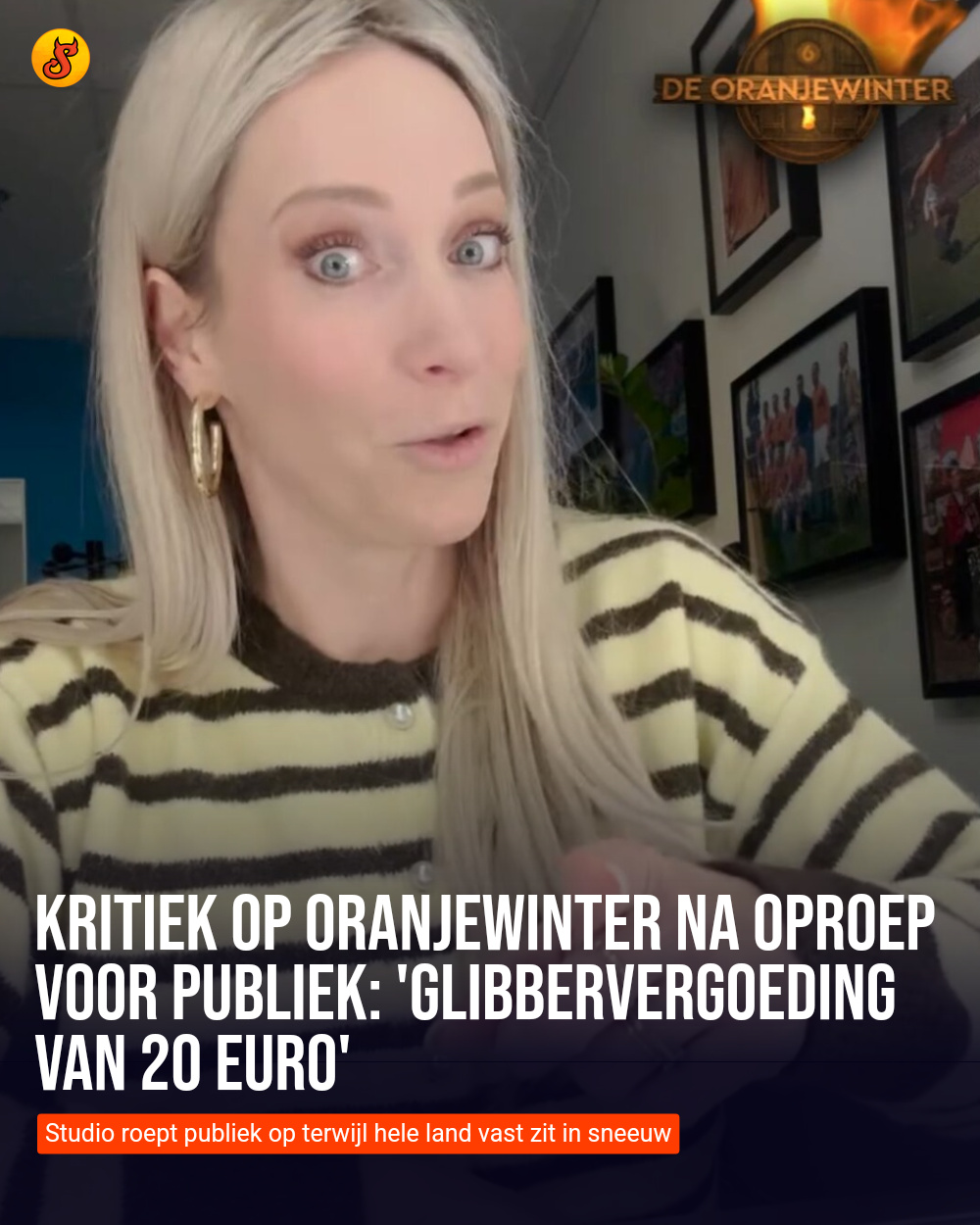 Kritiek op Oranjewinter na oproep voor publiek: 'Glibbervergoeding van 20 euro'