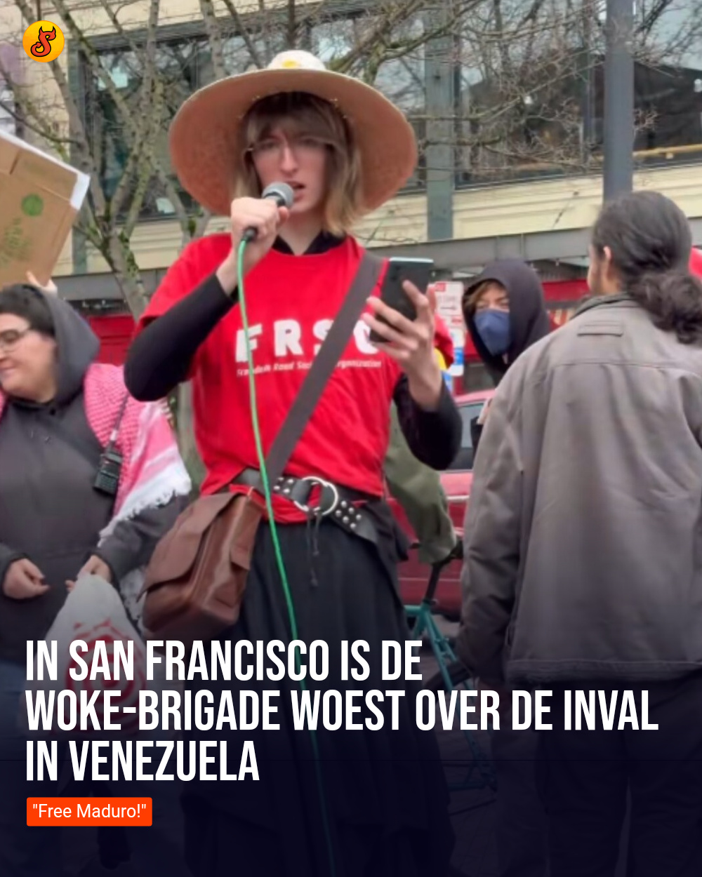 In San Francisco is de woke-brigade woest over de inval in Venezuela