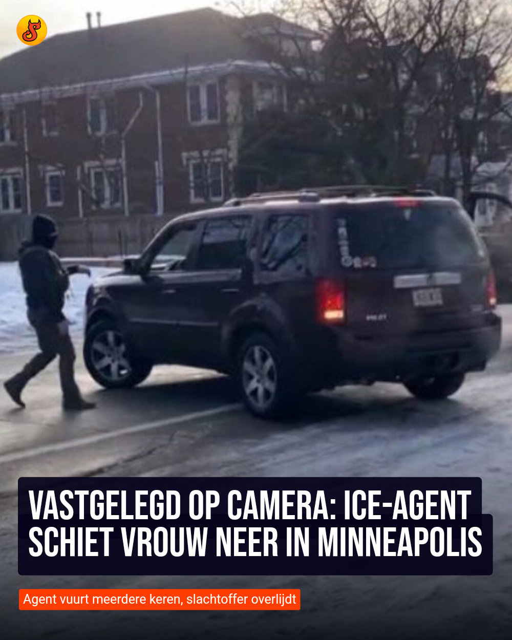 Vastgelegd op camera: ICE-agent schiet vrouw neer in Minneapolis