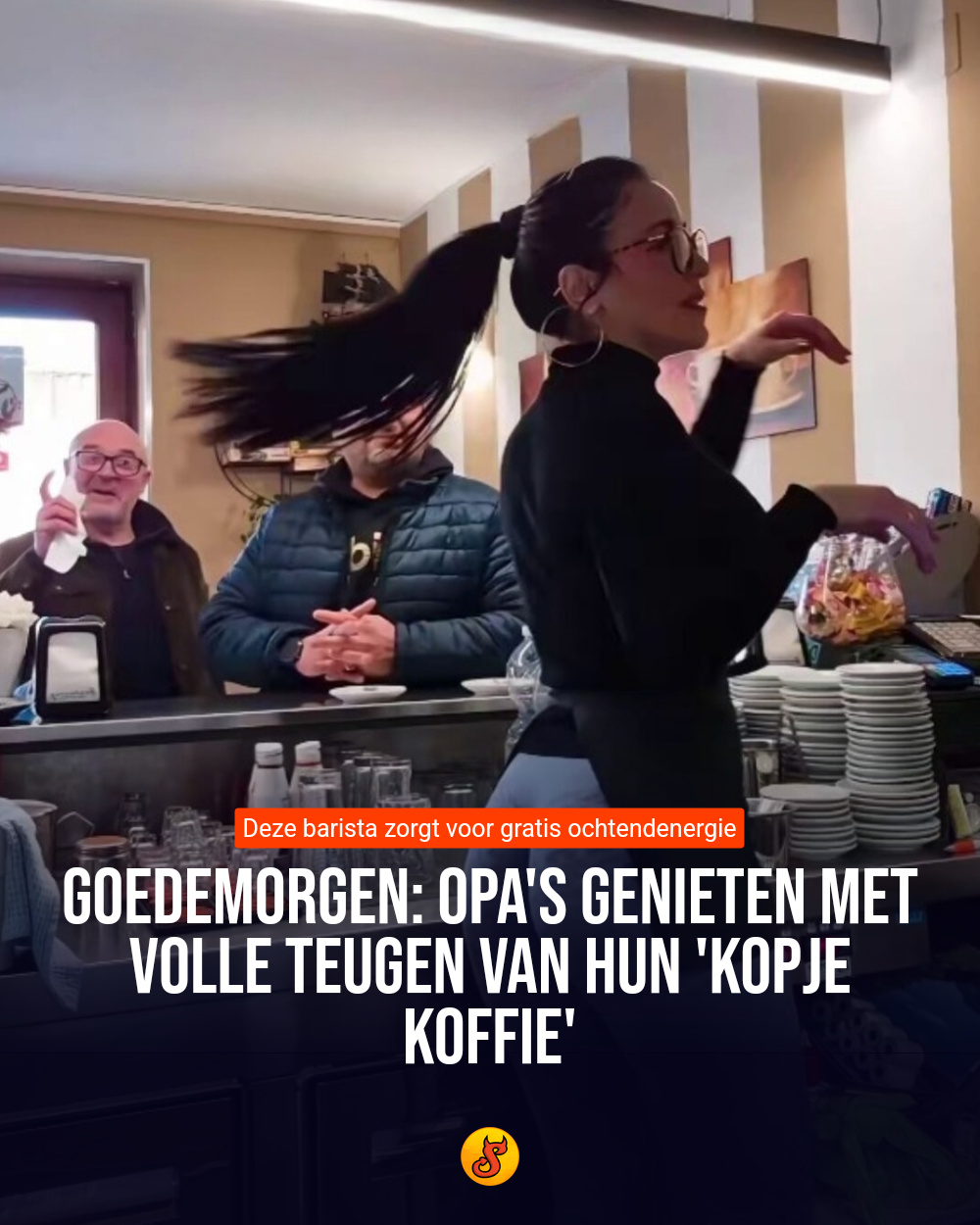 Goedemorgen: Opa's genieten met volle teugen van hun 'kopje koffie'