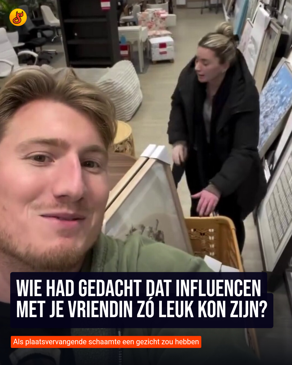 Wie had gedacht dat influencen met je vriendin zó leuk kon zijn?