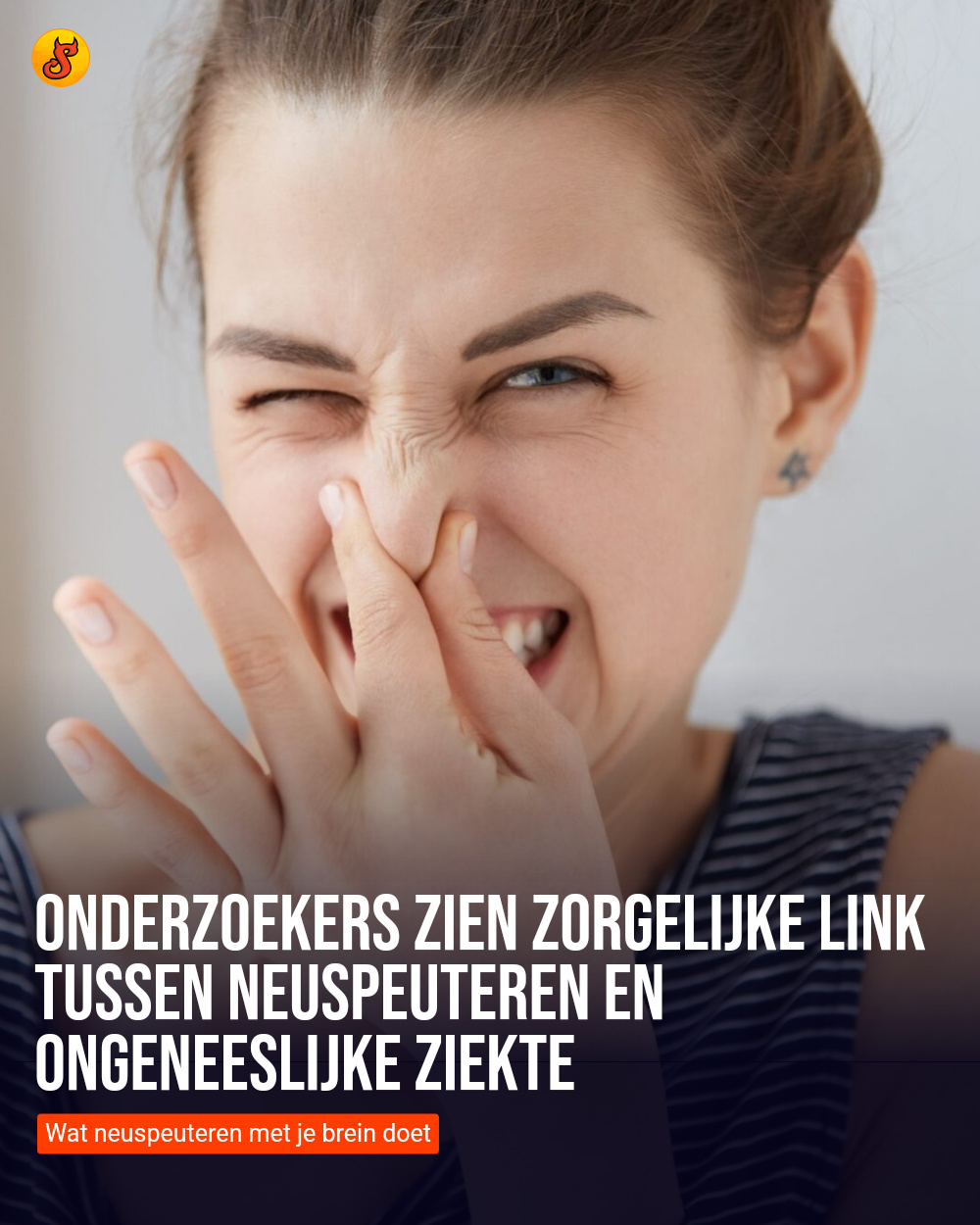 Onderzoekers zien zorgelijke link tussen neuspeuteren en ongeneeslijke ziekte