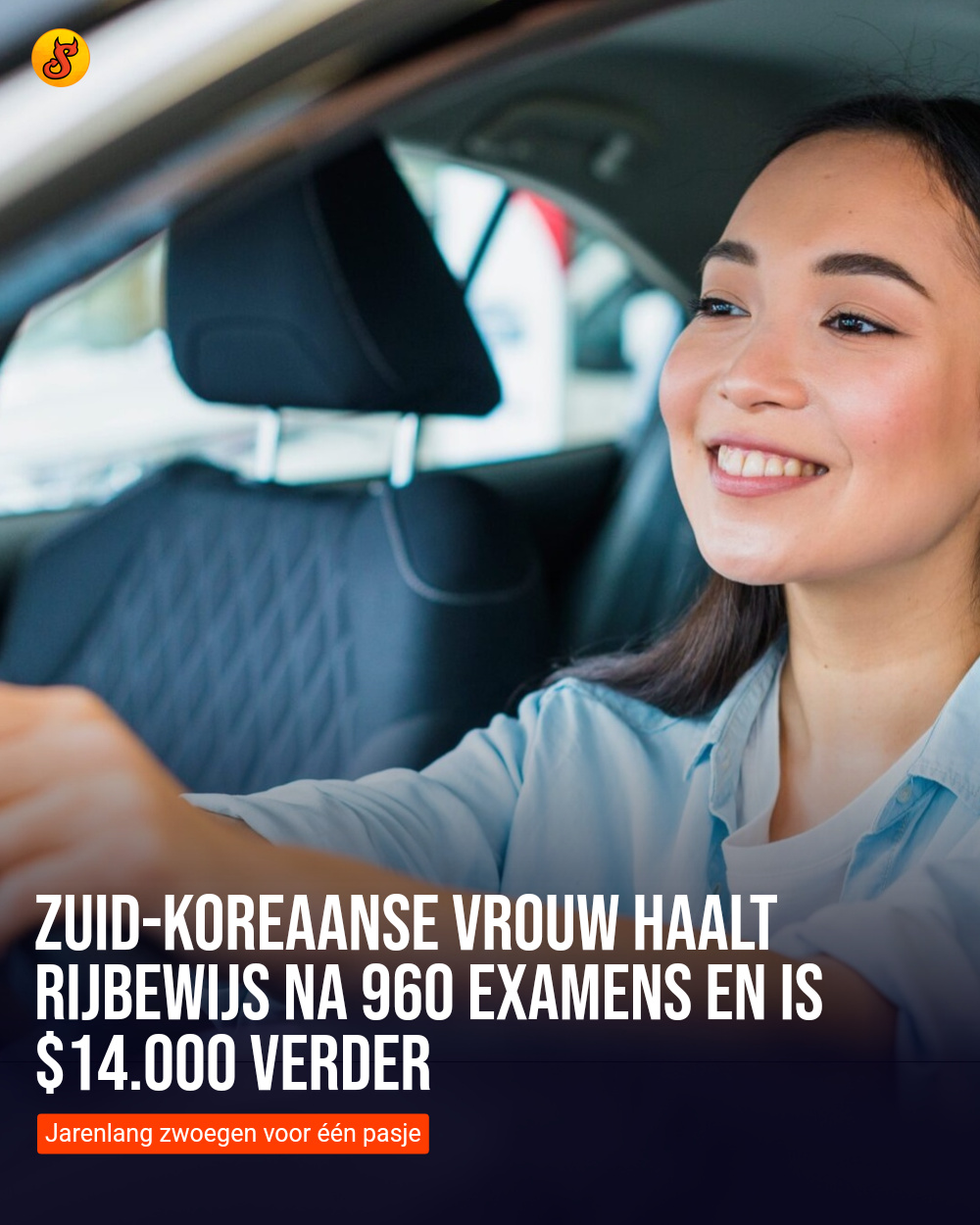 Zuid-Koreaanse vrouw haalt rijbewijs na 960 examens en is $14.000 verder