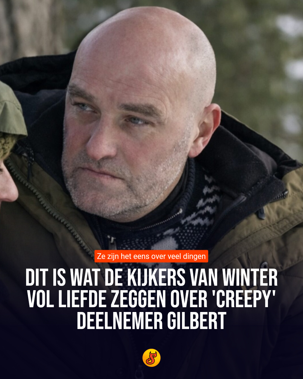 Dit is wat de kijkers van Winter Vol Liefde zeggen over 'creepy' deelnemer Gilbert