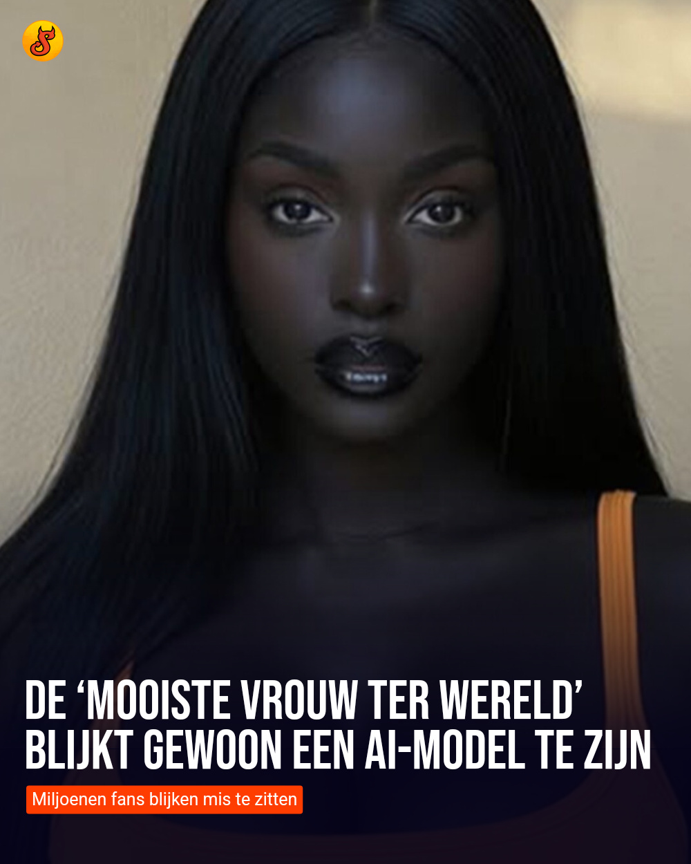 De ‘mooiste vrouw ter wereld’ blijkt gewoon een AI-model te zijn