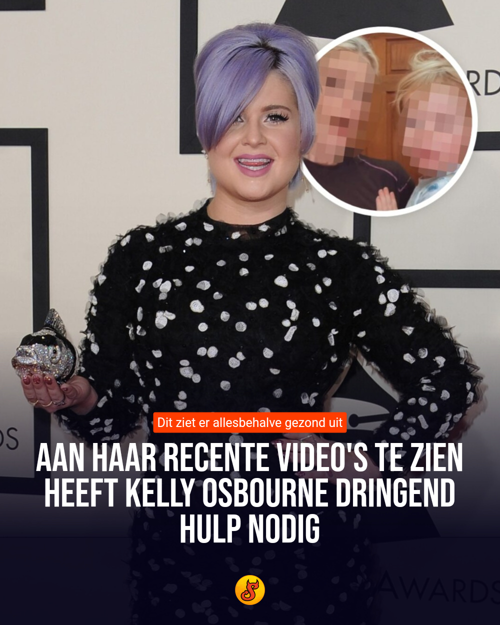 Aan haar recente video's te zien heeft Kelly Osbourne dringend hulp nodig