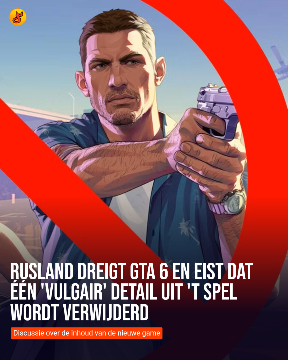 Rusland dreigt GTA 6 en eist dat één 'vulgair' detail uit 't spel wordt verwijderd