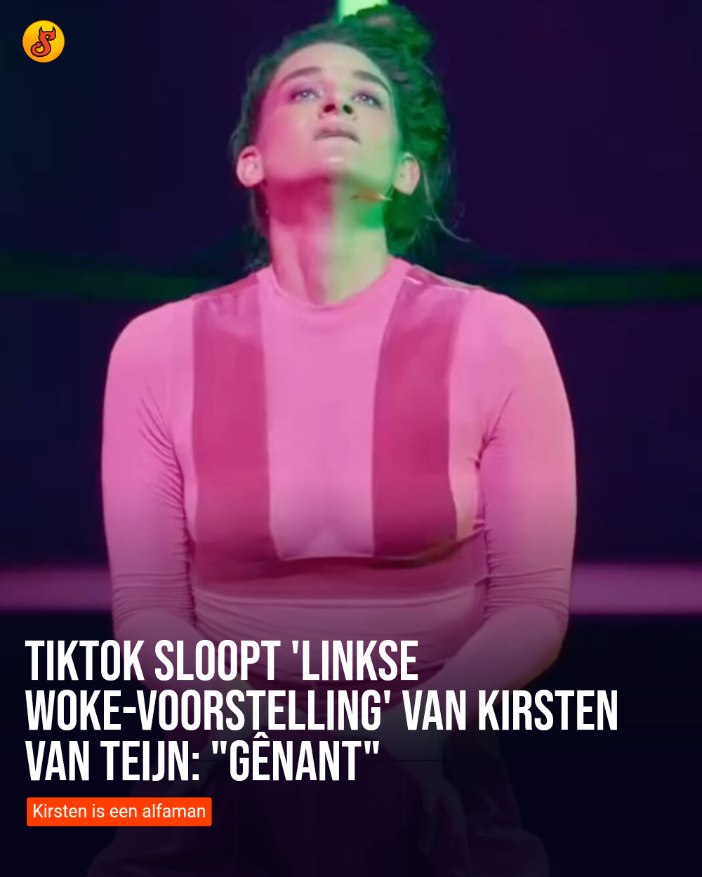 TikTok sloopt 'linkse woke-voorstelling' van Kirsten van Teijn: "Gênant"