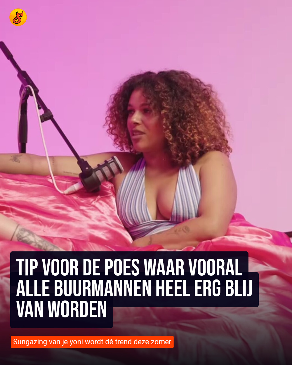 Tip voor de poes waar vooral alle buurmannen heel erg blij van worden