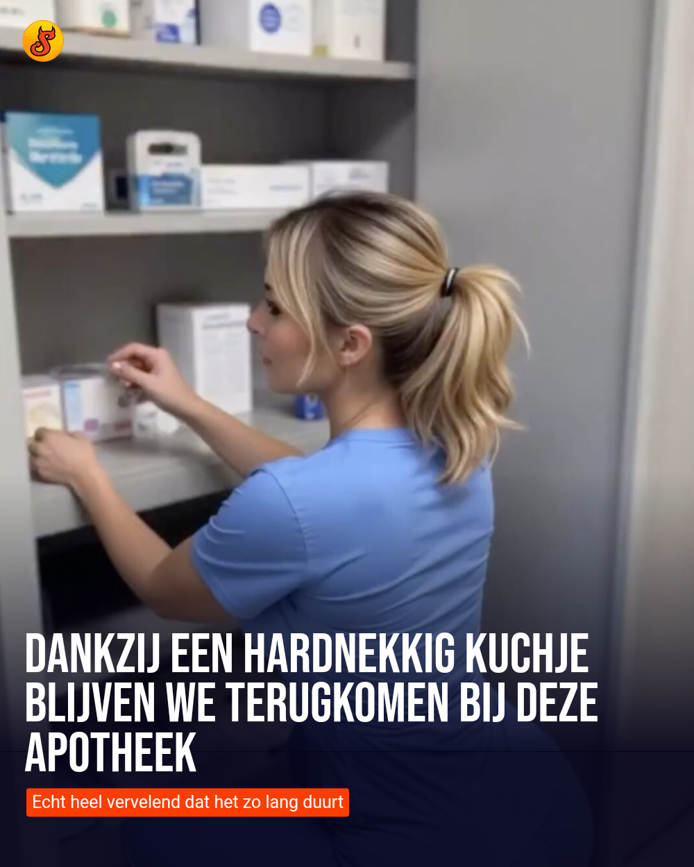 Dankzij een hardnekkig kuchje blijven we terugkomen bij deze apotheek