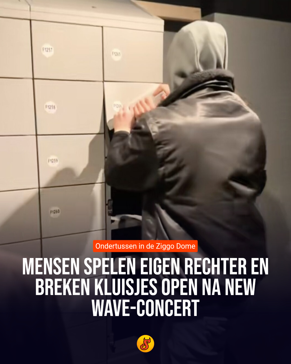 Mensen spelen eigen rechter en breken kluisjes open na New Wave-concert