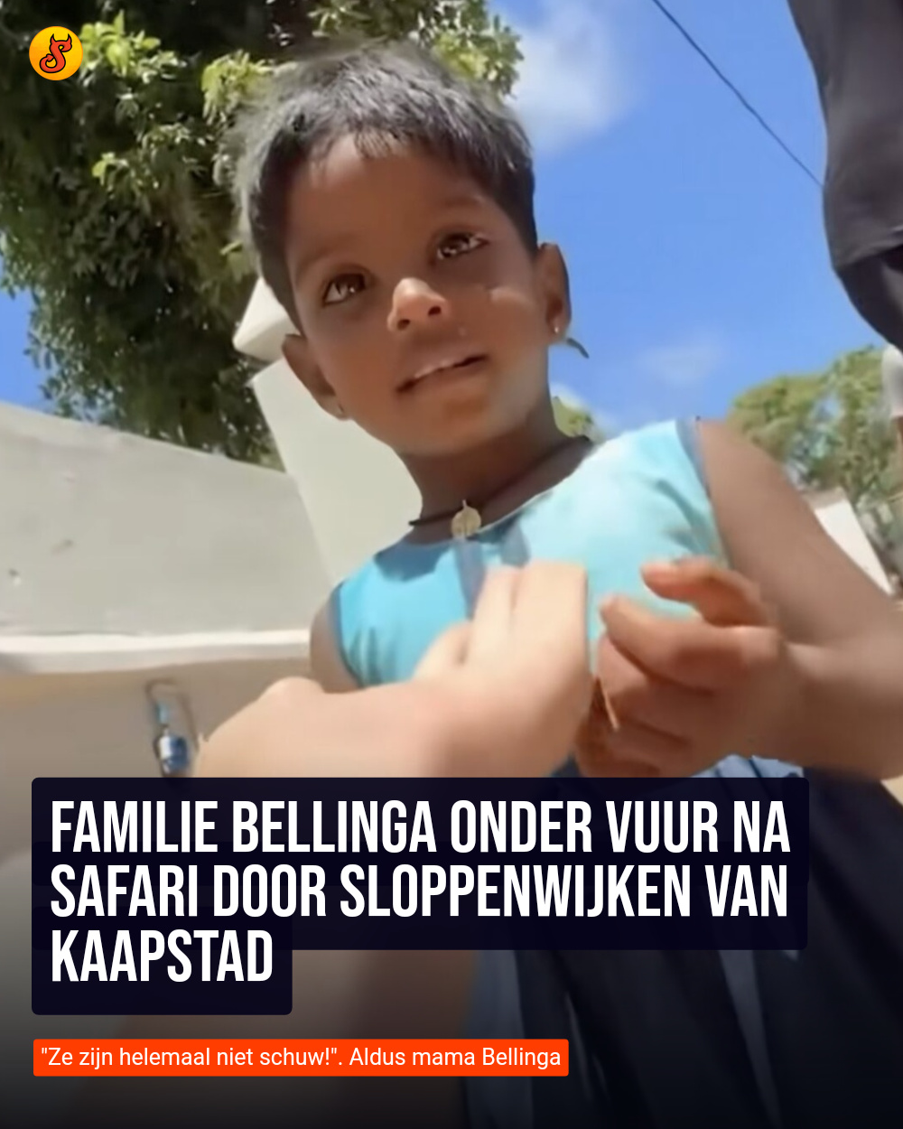 Familie Bellinga onder vuur na safari door sloppenwijken van Kaapstad