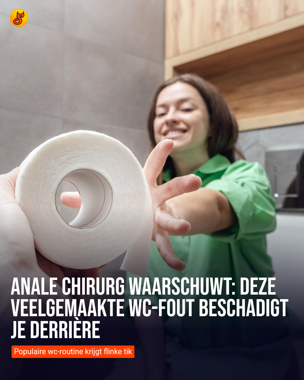Anale chirurg waarschuwt: Deze veelgemaakte wc-fout beschadigt je derrière