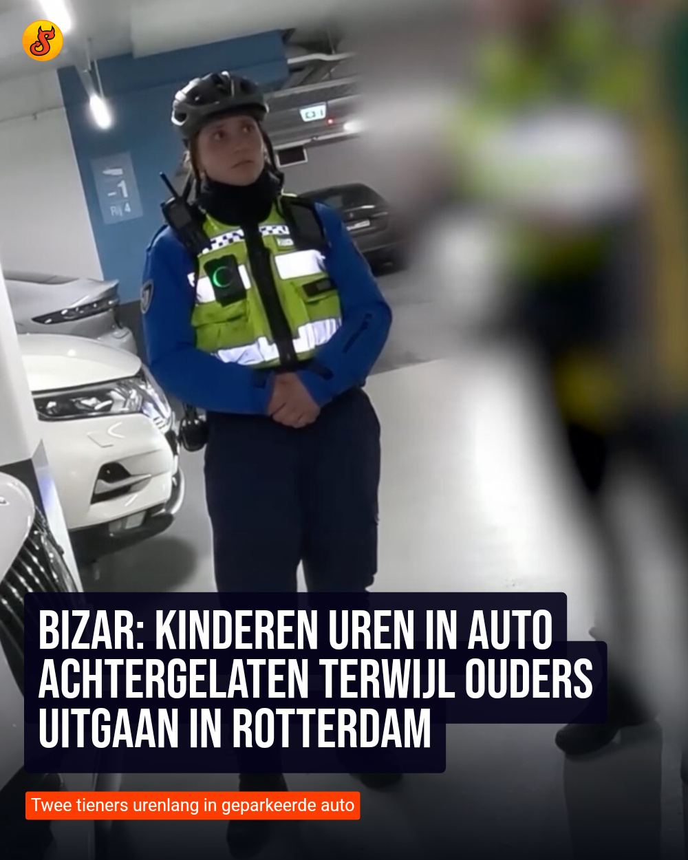 Bizar: Kinderen uren in auto achtergelaten terwijl ouders uitgaan in Rotterdam