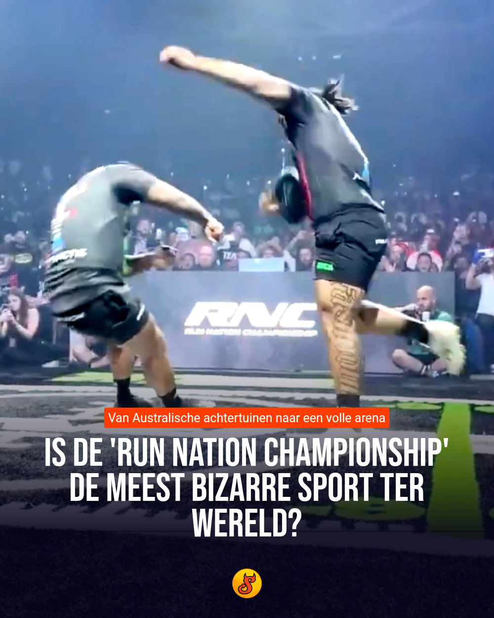 Is de 'Run Nation Championship' de meest bizarre sport ter wereld?