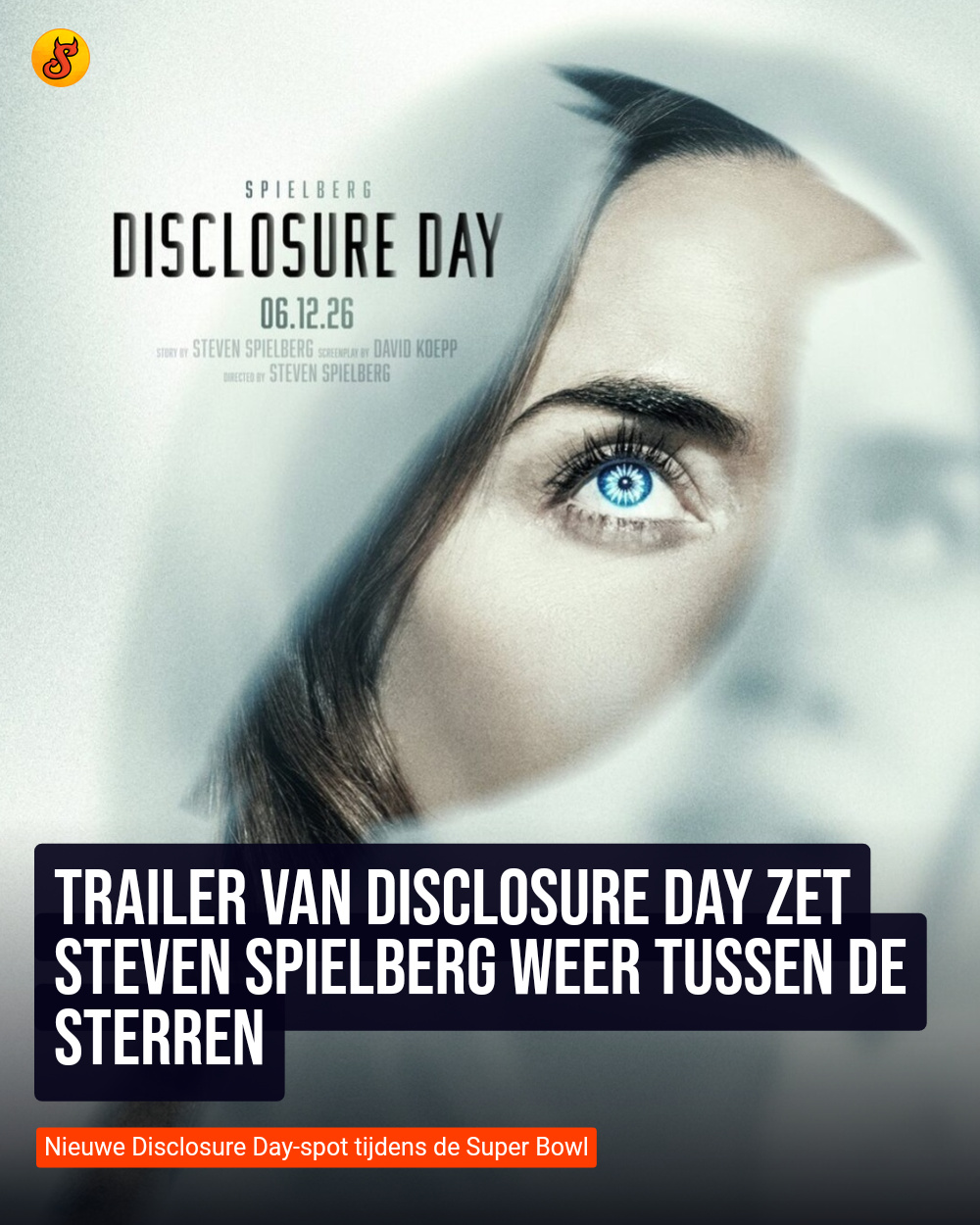 Trailer van Disclosure Day zet Steven Spielberg weer tussen de sterren