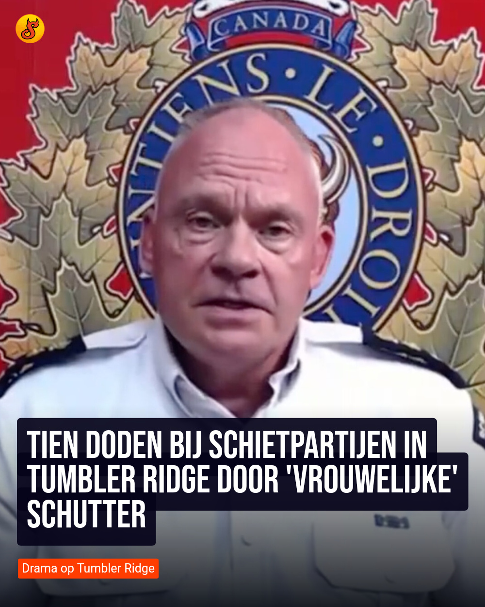 Tien doden bij schietpartijen in Tumbler Ridge door 'vrouwelijke' schutter