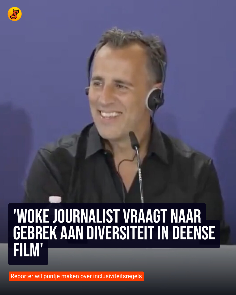 'Woke journalist vraagt naar gebrek aan diversiteit in Deense film'