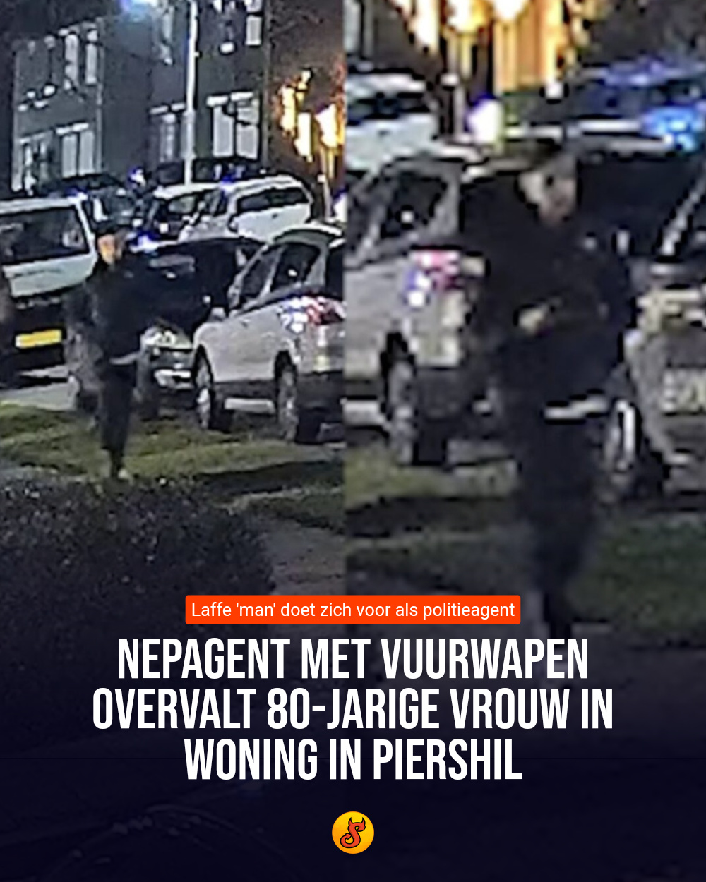 Nepagent met vuurwapen overvalt 80-jarige vrouw in woning in Piershil