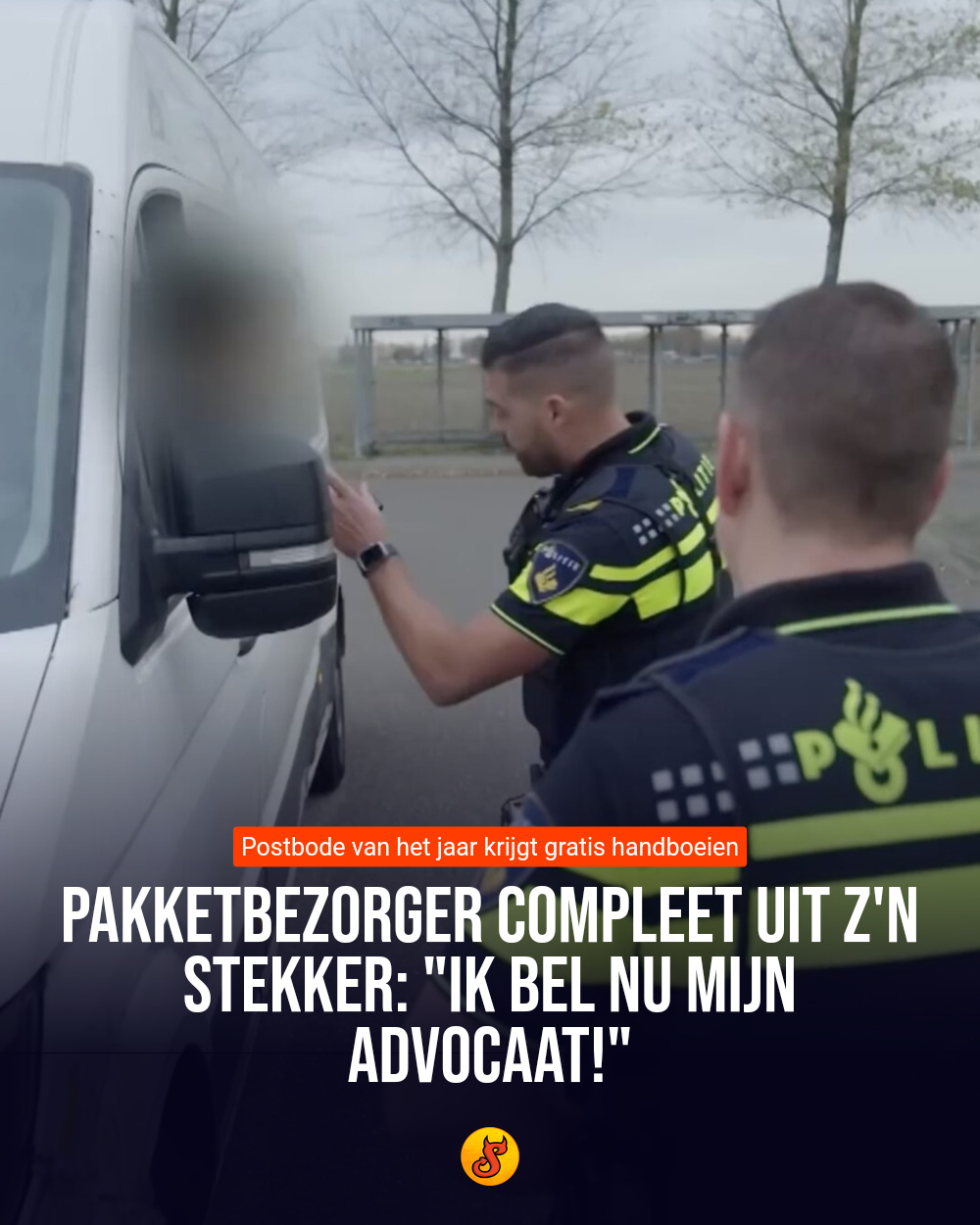 Pakketbezorger compleet uit z'n stekker: "Ik bel nu mijn advocaat!"
