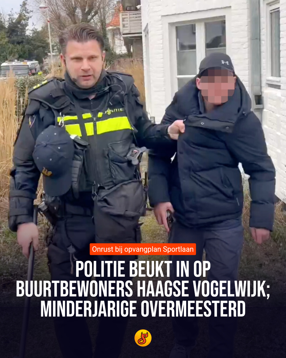 Politie beukt in op buurtbewoners Haagse Vogelwijk; minderjarige overmeesterd