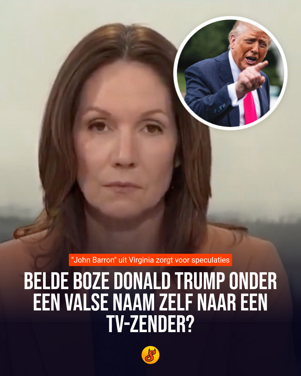 Belde boze Donald Trump onder een valse naam zelf naar een tv-zender?