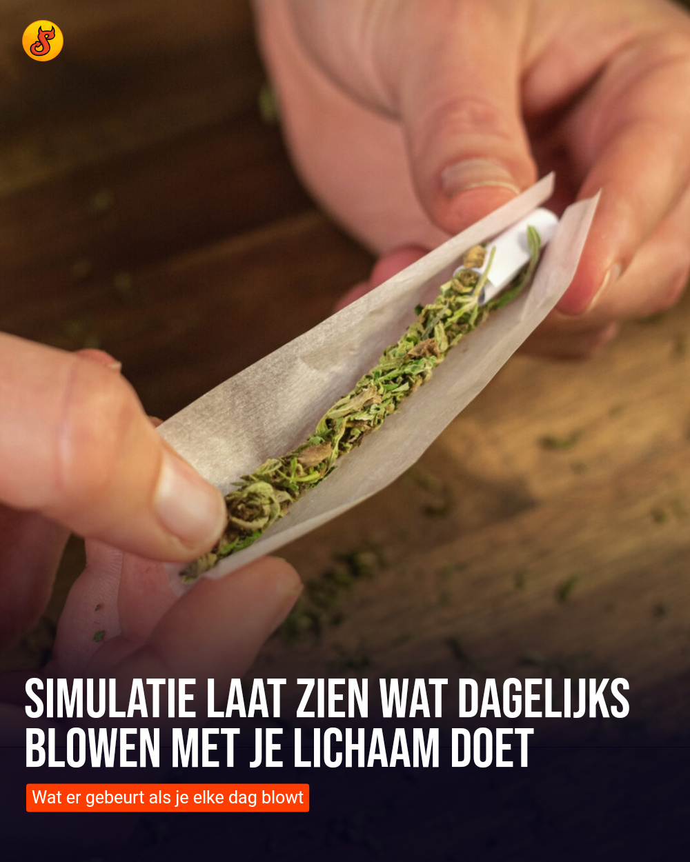 Simulatie laat zien wat dagelijks blowen met je lichaam doet