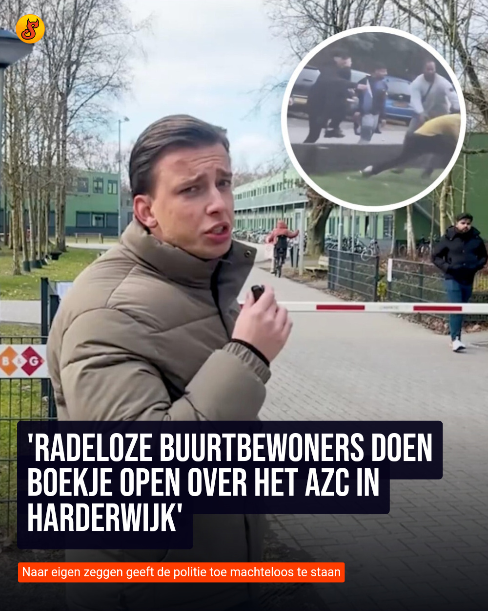 'Radeloze buurtbewoners doen boekje open over het azc in Harderwijk'